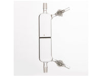 MSE PRO Sand Plate with Filter Tube, 2 Glass Doors, Sand Core Diameter: 40mm, Pore Size: G3, Grinding Mouth: 14/20