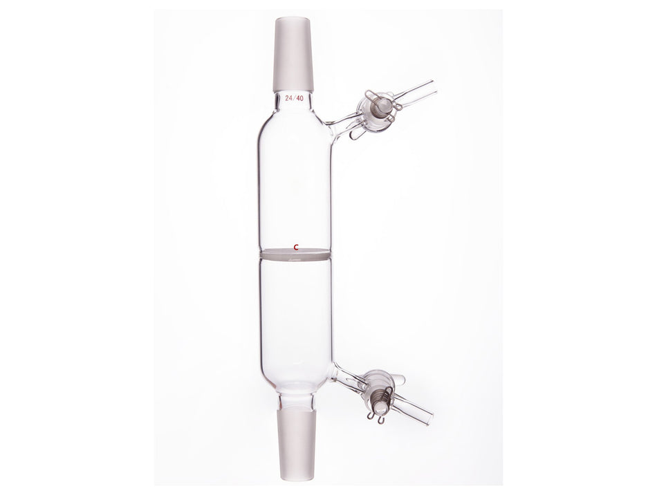 MSE PRO Sand Plate with Filter Tube, 2 Glass Doors, Grinding Mouth: 24/40, C