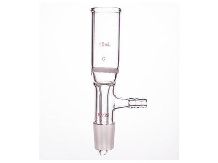 MSE PRO Grinding Mouth Sand Core Bush Funnel, 15mL, 19/22, Sand Core Pore Size: G2