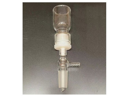 MSE PRO 15mL Removable Sand Core Bush Funnel, Grinding Mouth: 19/22, Sand Plate Gap: F (G4), Joint Material: PTFE