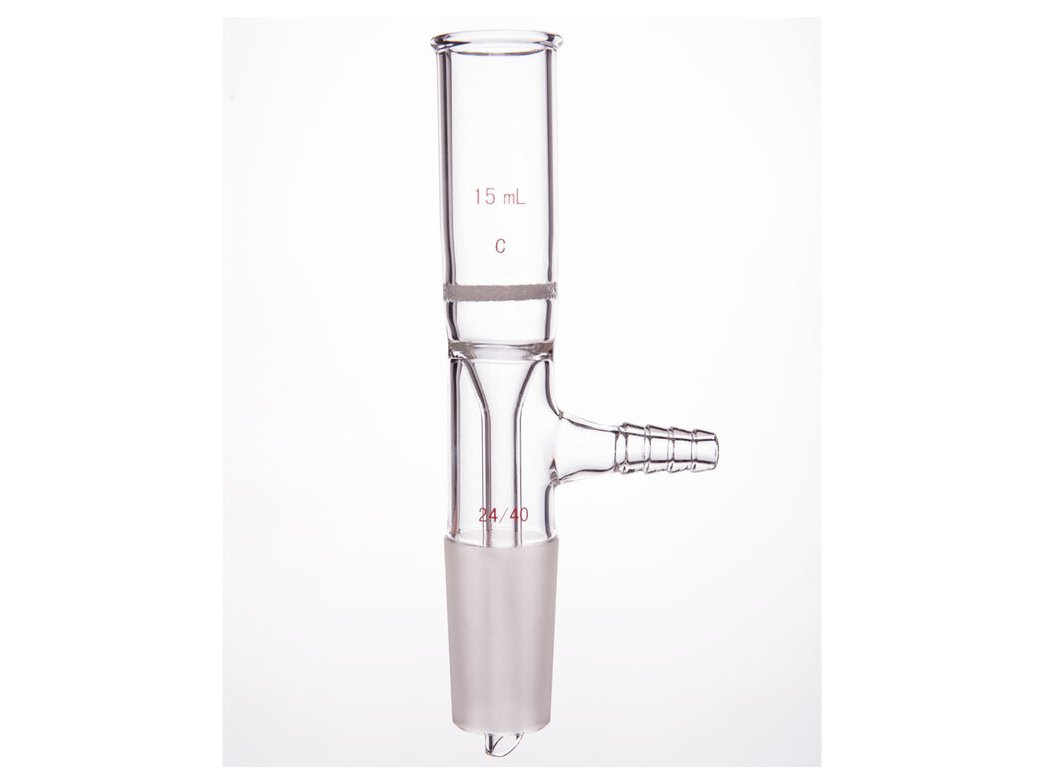 MSE PRO Grinding Mouth Sand Core Bush Funnel, 15mL, 24/40, Sand Core Pore Size: G2