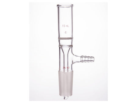 MSE PRO Grinding Mouth Sand Core Bush Funnel, 15mL, 24/40, Sand Core Pore Size: G2