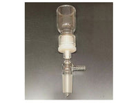 MSE PRO 15mL Removable Sand Core Bush Funnel, Grinding Mouth: 24/40, Sand Plate Gap: C (G2), Joint Material: PTFE