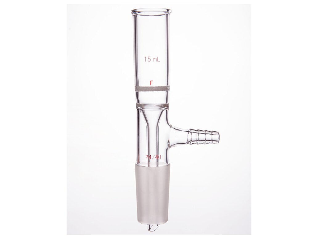MSE PRO Grinding Mouth Sand Core Bush Funnel, 15mL, 24/40, Sand Core Pore Size: G4