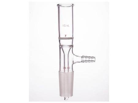 MSE PRO Grinding Mouth Sand Core Bush Funnel, 15mL, 24/40, Sand Core Pore Size: G4