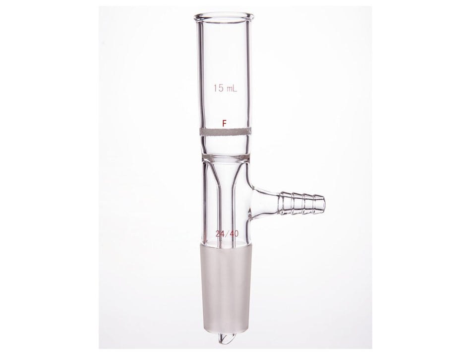MSE PRO Grinding Mouth Sand Core Bush Funnel, 15mL, 24/40, Sand Core Pore Size: G4