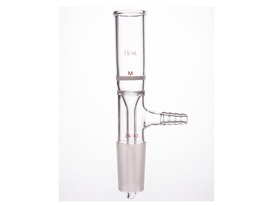 MSE PRO Grinding Mouth Sand Core Bush Funnel, 15mL, 24/40, Sand Core Pore Size: G3