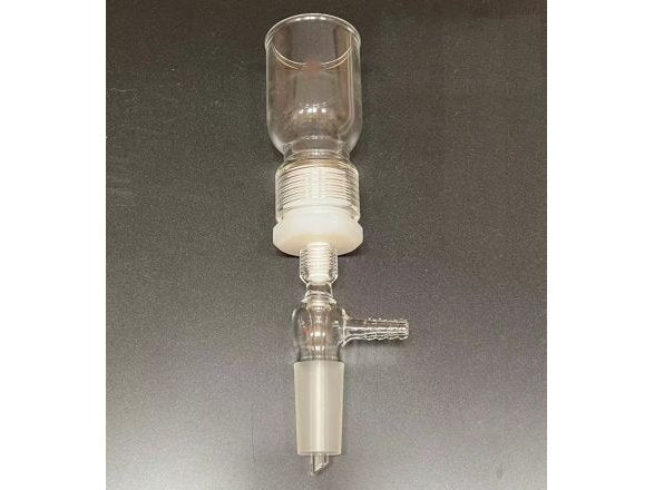 MSE PRO 30mL Removable Sand Core Bush Funnel, Grinding Mouth: 14/20, Sand Plate Gap: C (G2), Joint Material: PTFE