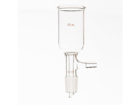 MSE PRO Grinding Mouth Sand Core Bush Funnel, 30mL, 19/22, No Sand Plate