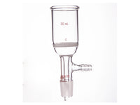 MSE PRO Grinding Mouth Sand Core Bush Funnel, 30mL, 19/22, Sand Core Pore Size: G2