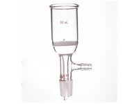 MSE PRO Grinding Mouth Sand Core Bush Funnel, 30mL, 19/22, Sand Core Pore Size: G4