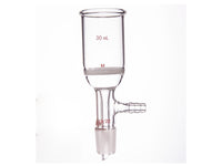 MSE PRO Grinding Mouth Sand Core Bush Funnel, 30mL, 19/22, Sand Core Pore Size: G3