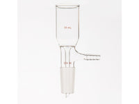 MSE PRO Grinding Mouth Sand Core Bush Funnel, 30mL, 24/40, No Sand Plate