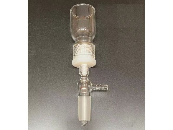 MSE PRO 60mL Removable Sand Core Bush Funnel, Grinding Mouth: 14/20, Sand Plate Gap: C (G2), Joint Material: PTFE