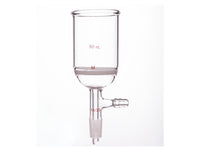 MSE PRO Grinding Mouth Sand Core Bush Funnel, 60mL, 14/20, Sand Core Pore Size: G3