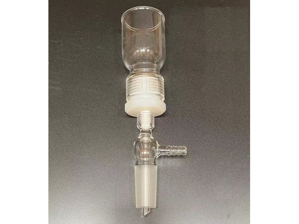 MSE PRO 60mL Removable Sand Core Bush Funnel, Grinding Mouth: 14/20, Sand Plate Gap: M (G3), Joint Material: PTFE