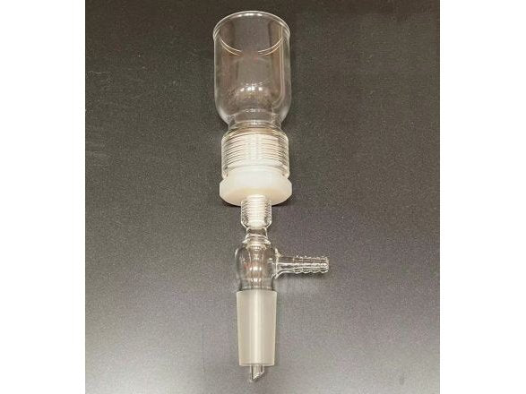 MSE PRO 60mL Removable Sand Core Bush Funnel, Grinding Mouth: 19/22, Sand Plate Gap: F (G4), Joint Material: Nylon