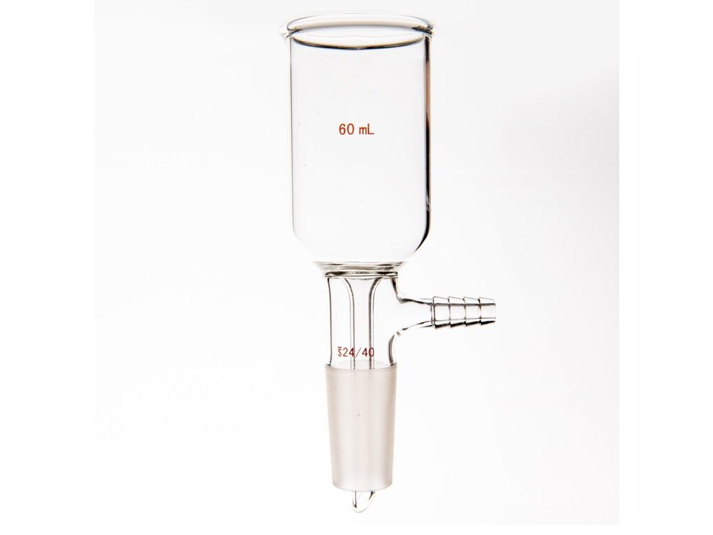 MSE PRO Grinding Mouth Bush Funnel, 60mL, 24/40, No Sand Core