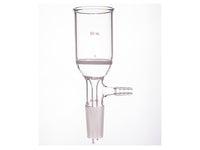 MSE PRO Grinding Mouth Sand Core Bush Funnel, 60mL, 24/40, Sand Core Pore Size: G2