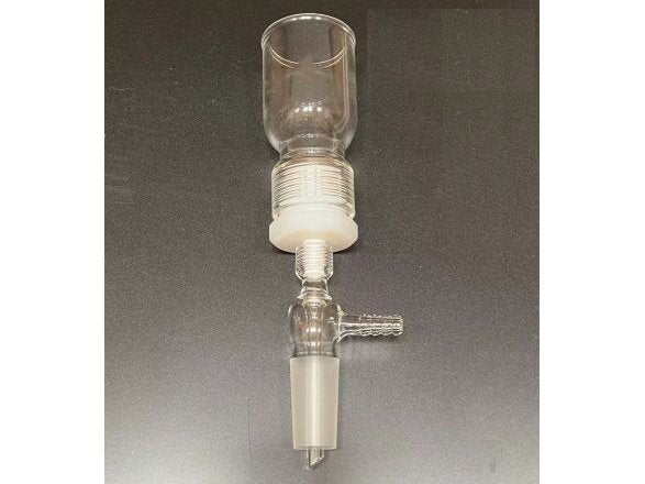 MSE PRO 60mL Removable Sand Core Bush Funnel, Grinding Mouth: 24/40, Sand Plate Gap: C (G2), Joint Material: Nylon