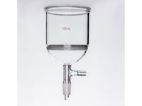 MSE PRO Grinding Mouth Sand Core Bush Funnel, 100mL, 14/20, Sand Core Pore Size: G2