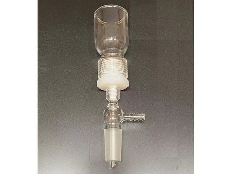 MSE PRO 100mL Removable Sand Core Bush Funnel, Grinding Mouth: 14/20, Sand Plate Gap: C (G2), Joint Material: Nylon