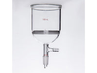 MSE PRO Grinding Mouth Sand Core Bush Funnel, 100mL, 19/22, Sand Core Pore Size: G2