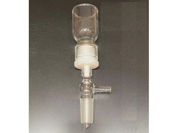 MSE PRO 100mL Removable Sand Core Bush Funnel, Grinding Mouth: 19/22, Sand Plate Gap: C (G2), Joint Material: Nylon