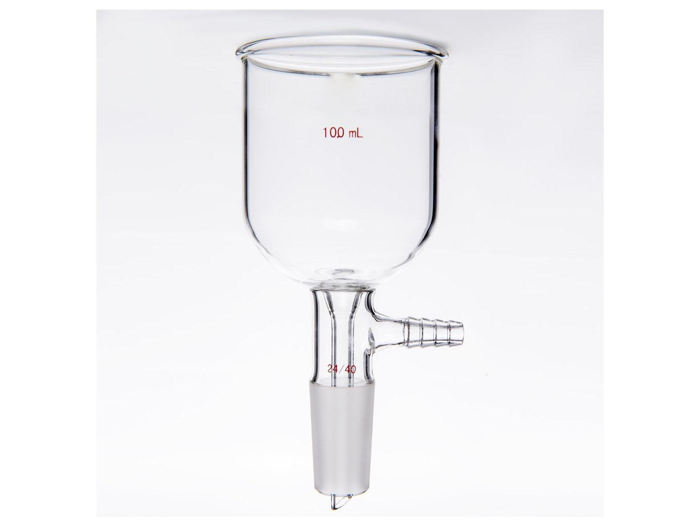 MSE PRO Grinding Mouth Bush Funnel, 100mL, 24/40, No Sand Core