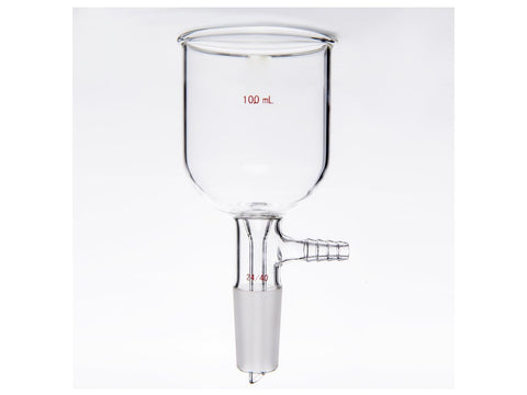 MSE PRO Grinding Mouth Bush Funnel, 100mL, 24/40, No Sand Core