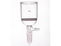 MSE PRO Grinding Mouth Sand Core Bush Funnel, 100mL, 24/40, Sand Core Pore Size: G2