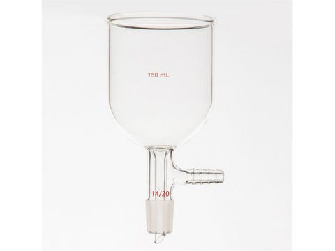 MSE PRO Bush Funnel, 150mL, 14/20, without Sand Plate