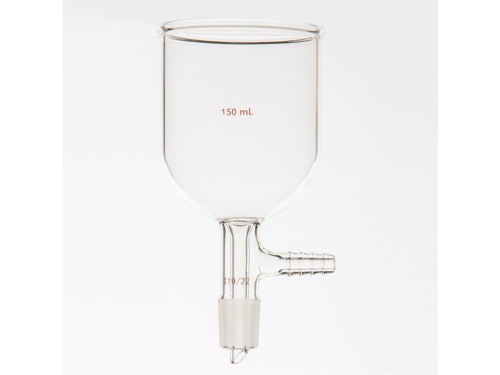 MSE PRO Bush Funnel, 150mL, 19/22, without Sand Plate