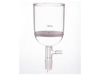 MSE PRO Grinding Mouth Sand Core Bush Funnel, 150mL, 19/22, Sand Core Pore Size: G4