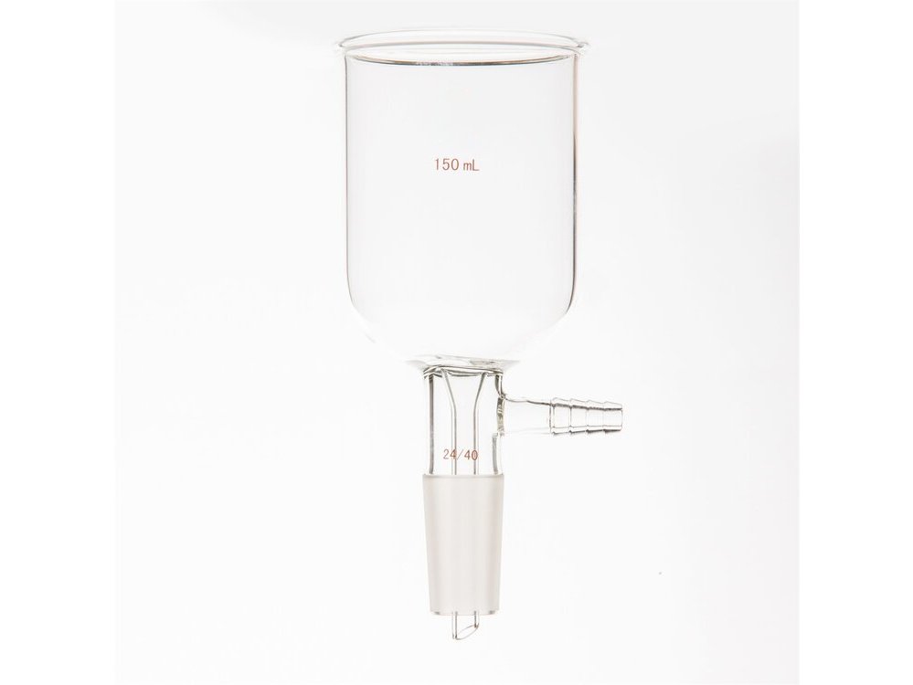 MSE PRO Bush Funnel, 150mL, 24/40, without Sand Plate