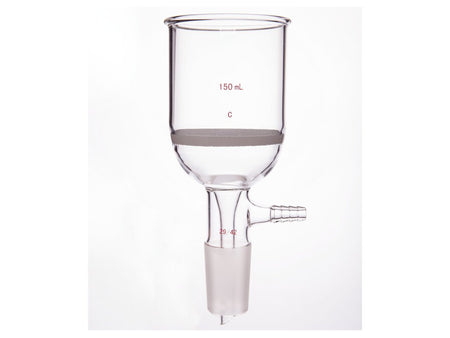 MSE PRO Grinding Mouth Sand Core Bush Funnel, 150mL, 29/42, Sand Core Pore Size: G2