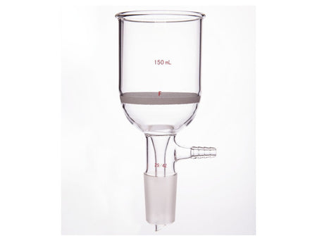 MSE PRO Grinding Mouth Sand Core Bush Funnel, 150mL, 29/42, Sand Core Pore Size: G4