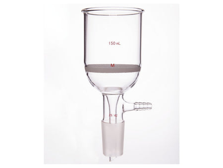 MSE PRO Grinding Mouth Sand Core Bush Funnel, 150mL, 29/42, Sand Core Pore Size: G3