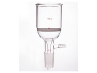 MSE PRO Grinding Mouth Sand Core Bush Funnel, 150mL, 29/42, Sand Core Pore Size: G3