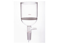 MSE PRO Grinding Mouth Sand Core Bush Funnel, 350mL, 24/40, Sand Core Pore Size: G2