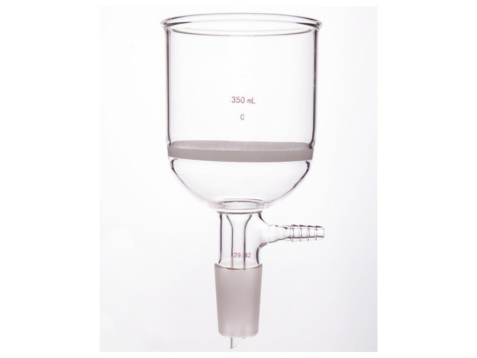 MSE PRO Grinding Mouth Sand Core Bush Funnel, 350mL, 29/42, Sand Core Pore Size: G2