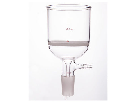 MSE PRO Grinding Mouth Sand Core Bush Funnel, 350mL, 29/42, Sand Core Pore Size: G3