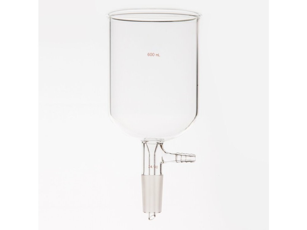 MSE PRO Bush Funnel, 600mL, 24/40, without Sand Core