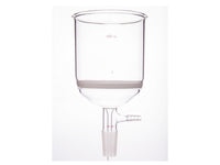 MSE PRO Grinding Mouth Sand Core Bush Funnel, 600mL, 24/40, Sand Core Pore Size: G2