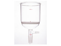 MSE PRO Grinding Mouth Sand Core Bush Funnel, 600mL, 24/40, Sand Core Pore Size: G4