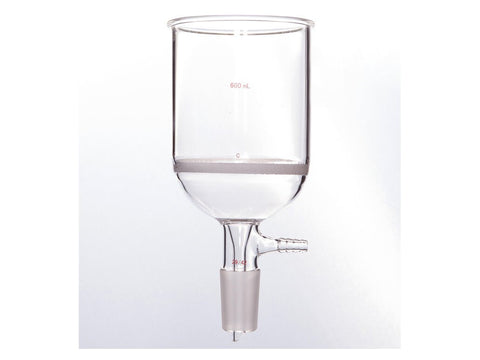 MSE PRO Grinding Mouth Sand Core Bush Funnel, 600mL, 29/42, Sand Core Pore Size: G2