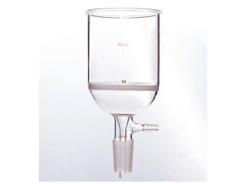 MSE PRO Grinding Mouth Sand Core Bush Funnel, 600mL, 29/42, Sand Core Pore Size: G3