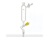 MSE PRO Grinding Mouth with Side Branch Glass Door, Liquid Addition Funnel, Inner Mouth 14/20, 100mL