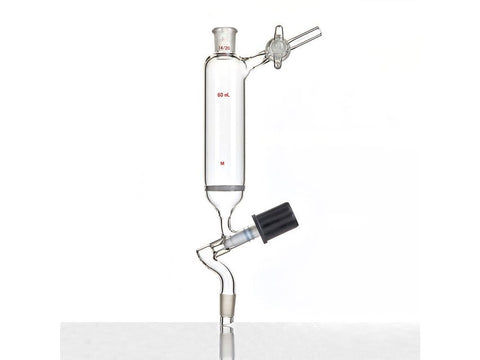 MSE PRO Dropping Filter Funnel, Filter 4mm High Vacuum Valve, Inner 14/20, 60mL, G3