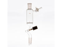 MSE PRO Dropping Filter Funnel, Filter 4mm High Vacuum Valve, Inner 24/40, 100mL, G3